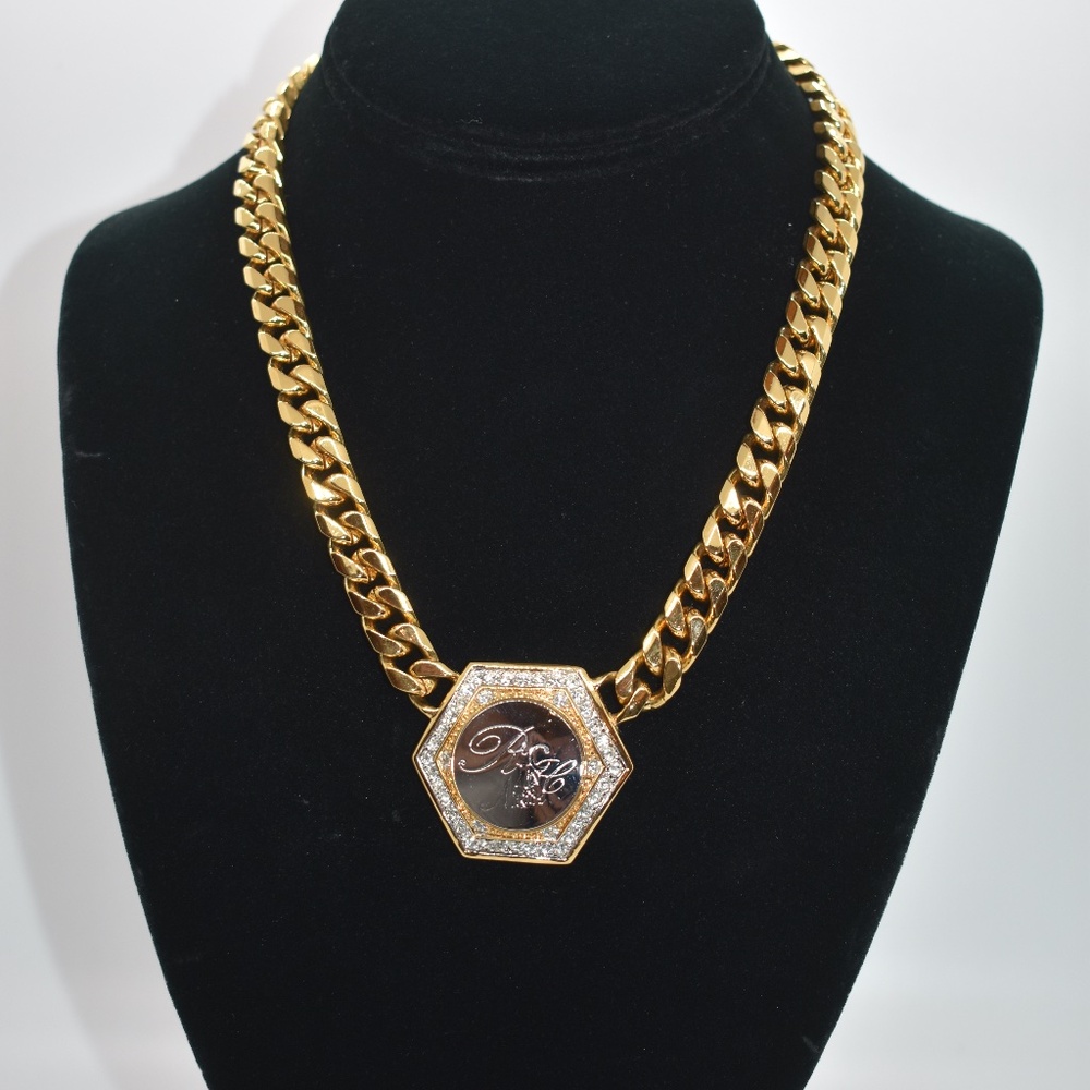 Vintage Nina Ricci Logo Necklace